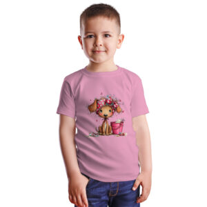 16-Prod-Classic Kids Crewneck Short Sleeve T-shirt-V1